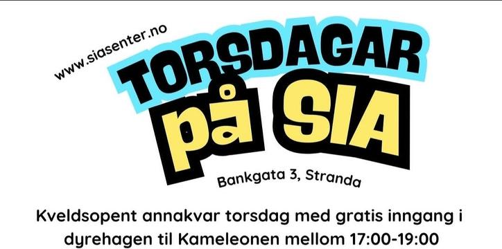 Bilde/illustrasjon for Torsdagar på SIA Torsdagar på SIA